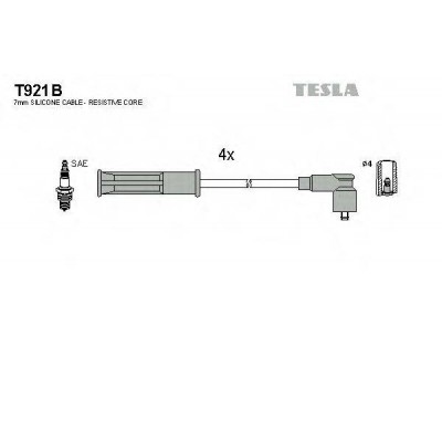 Комплект проводов зажигания T921B TESLA - купить в магазине запчастей по Украине