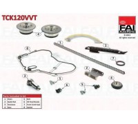 Комплект цели привода распредвала FAI AutoParts TCK120VVT TCK120VVT FAI AutoParts - купить в магазине запчастей по Украине