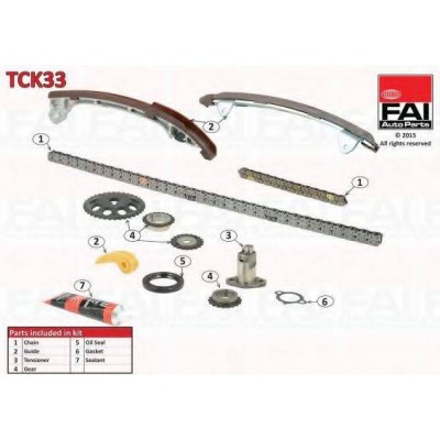 Комплект цели привода распредвала TCK33 FAI AutoParts - купити в магазині запчастин по Україні