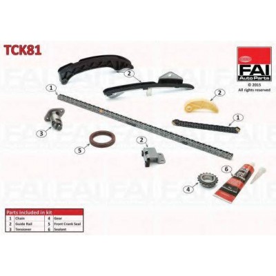 Комплект цели привода распредвала TCK81 FAI AutoParts - купити в магазині запчастин по Україні