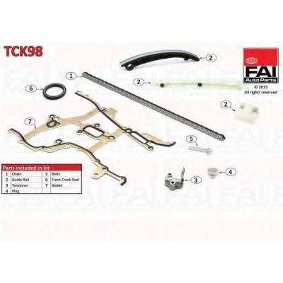 Комплект цели привода распредвала TCK98 FAI AutoParts - купить в магазине запчастей по Украине