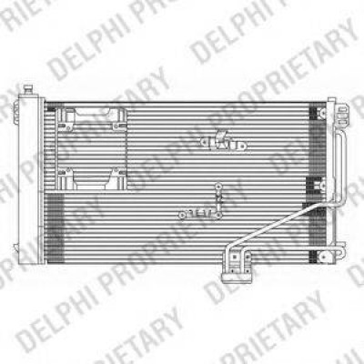 Конденсатор, кондиционер TSP0225610 DELPHI - купить в магазине запчастей по Украине