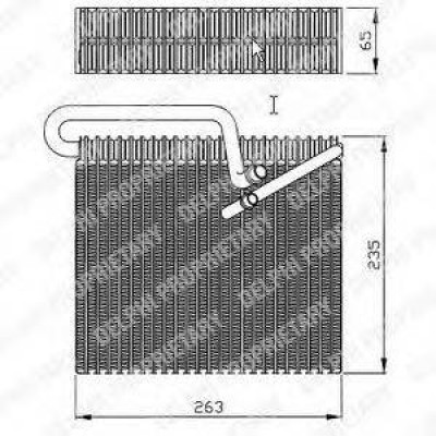 Испаритель, кондиционер TSP0525148 DELPHI - купить в магазине запчастей по Украине