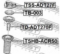 Подвеска, амортизатор FEBEST TSS-ADT27F TSSADT27F FEBEST - купить в магазине запчастей по Украине