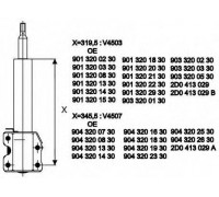 Амортизатор MONROE V4503 V4503 MONROE - купить в магазине запчастей по Украине