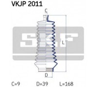 Комплект пылника, рулевое управление SKF VKJP 2011 VKJP2011 SKF - купить в магазине запчастей по Украине