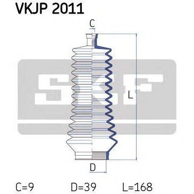 Комплект пылника, рулевое управление VKJP2011 SKF - купить в магазине запчастей по Украине