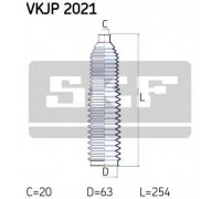Комплект пылника, рулевое управление SKF VKJP 2021 VKJP2021 SKF - купить в магазине запчастей по Украине