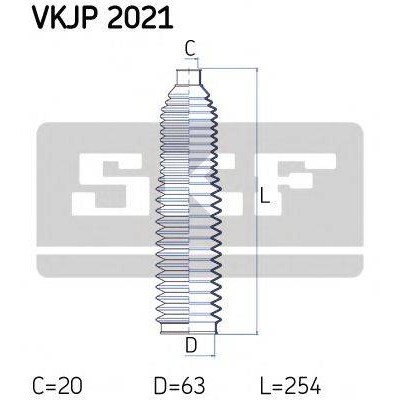 Комплект пылника, рулевое управление VKJP2021 SKF - купить в магазине запчастей по Украине