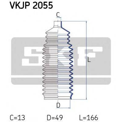 Комплект пылника, рулевое управление VKJP2055 SKF - купити в магазині запчастин по Україні