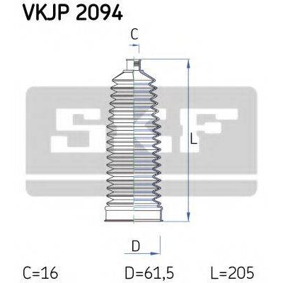 Комплект пылника, рулевое управление VKJP2094 SKF - купить в магазине запчастей по Украине