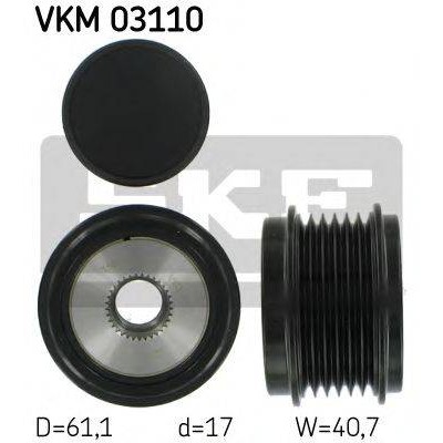Механизм свободного хода генератора VKM03110 SKF - купить в магазине запчастей по Украине