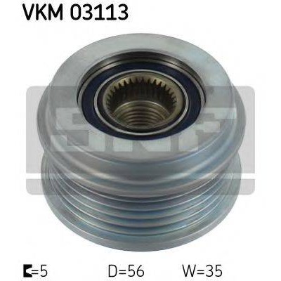 Механизм свободного хода генератора VKM03113 SKF - купить в магазине запчастей по Украине