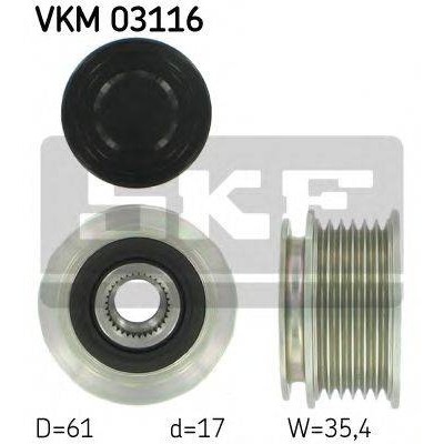 Механизм свободного хода генератора VKM03116 SKF - купить в магазине запчастей по Украине