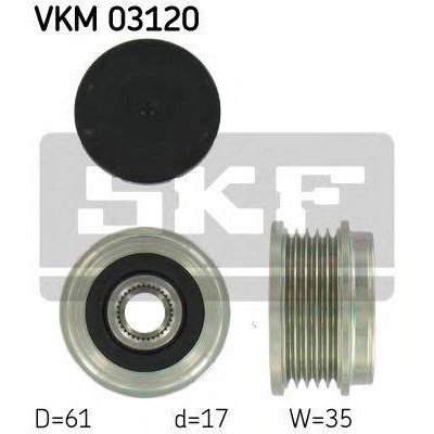 Механизм свободного хода генератора VKM03120 SKF - купить в магазине запчастей по Украине