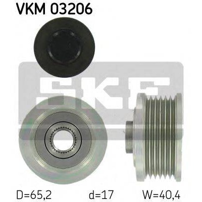 Механизм свободного хода генератора VKM03206 SKF - купить в магазине запчастей по Украине