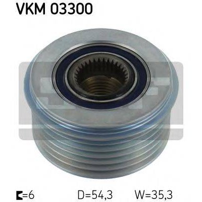 Механизм свободного хода генератора VKM03300 SKF - купить в магазине запчастей по Украине