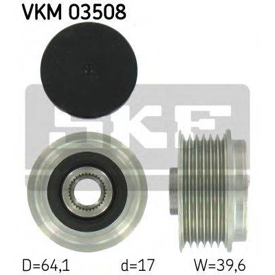 Механизм свободного хода генератора VKM03508 SKF - купить в магазине запчастей по Украине