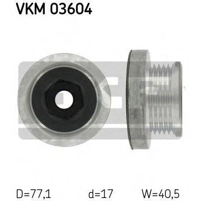 Механизм свободного хода генератора VKM03604 SKF - купить в магазине запчастей по Украине