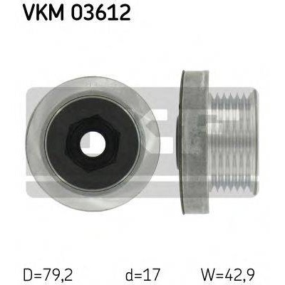 Механизм свободного хода генератора VKM03612 SKF - купить в магазине запчастей по Украине
