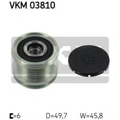 Механизм свободного хода генератора VKM03810 SKF - купить в магазине запчастей по Украине