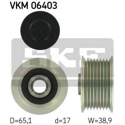 Механизм свободного хода генератора VKM06403 SKF - купить в магазине запчастей по Украине