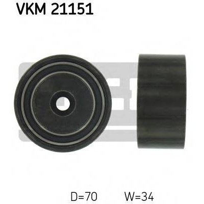 Паразитный / Ведущий ролик, зубчатый ремень VKM21151 SKF - купить в магазине запчастей по Украине