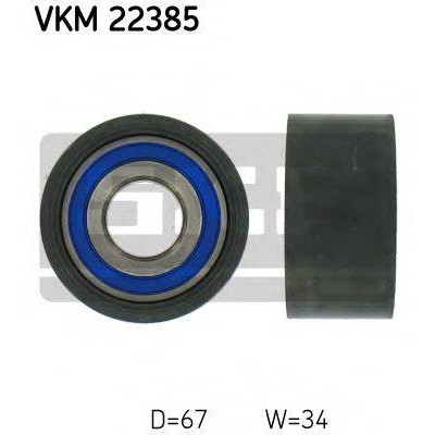 Паразитный / Ведущий ролик, зубчатый ремень VKM22385 SKF - купить в магазине запчастей по Украине