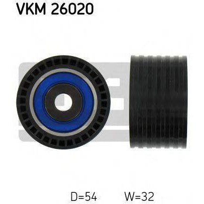 Паразитный / Ведущий ролик, зубчатый ремень VKM26020 SKF - купить в магазине запчастей по Украине