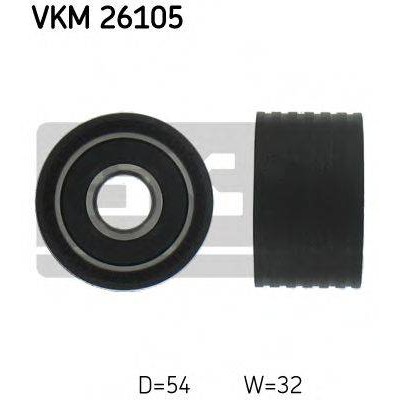 Паразитный / Ведущий ролик, зубчатый ремень VKM26105 SKF - купить в магазине запчастей по Украине