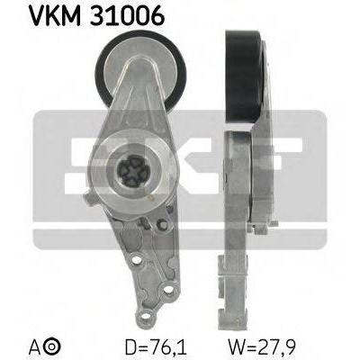 Натяжной ролик, поликлиновойремень VKM31006 SKF - купить в магазине запчастей по Украине