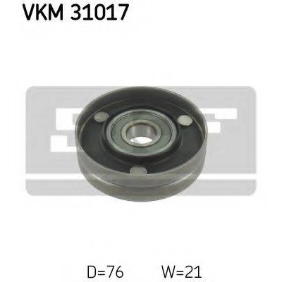 Паразитный / ведущий ролик, поликлиновой ремень VKM31017 SKF - купить в магазине запчастей по Украине