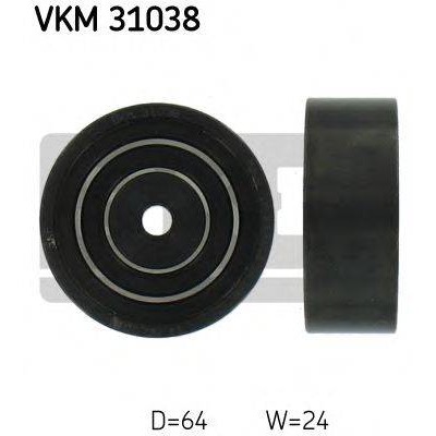 Паразитный / ведущий ролик, поликлиновой ремень VKM31038 SKF - купить в магазине запчастей по Украине