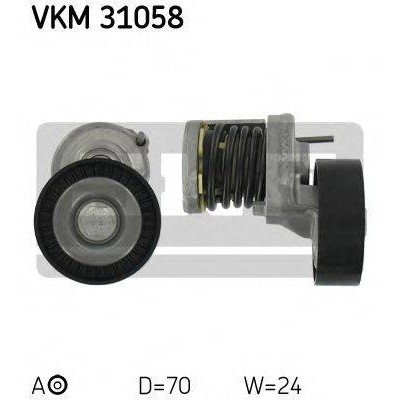 Натяжной ролик, поликлиновойремень VKM31058 SKF - купить в магазине запчастей по Украине