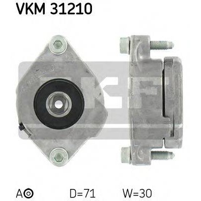 Натяжной ролик, поликлиновойремень VKM31210 SKF - купить в магазине запчастей по Украине
