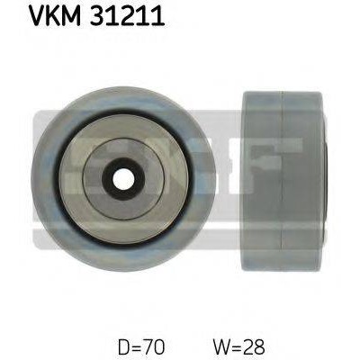 Паразитный / ведущий ролик, поликлиновой ремень VKM31211 SKF - купить в магазине запчастей по Украине