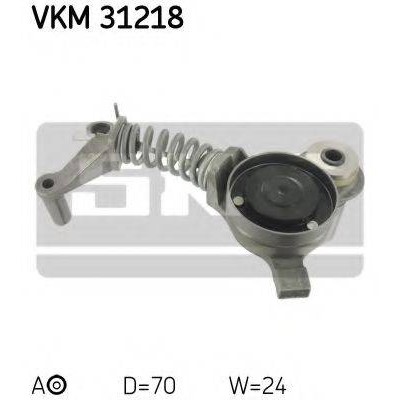 Натяжной ролик, поликлиновойремень VKM31218 SKF - купить в магазине запчастей по Украине