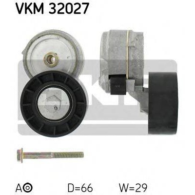 Натяжной ролик, поликлиновойремень VKM32027 SKF - купити в магазині запчастин по Україні