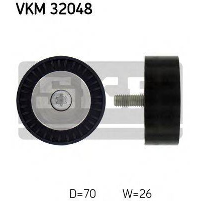 Паразитный / ведущий ролик, поликлиновой ремень VKM32048 SKF - купить в магазине запчастей по Украине