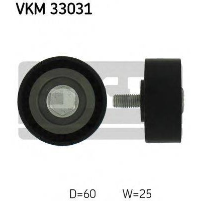 Паразитный / ведущий ролик, поликлиновой ремень VKM33031 SKF - купить в магазине запчастей по Украине