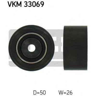 Паразитный / ведущий ролик, поликлиновой ремень VKM33069 SKF - купить в магазине запчастей по Украине