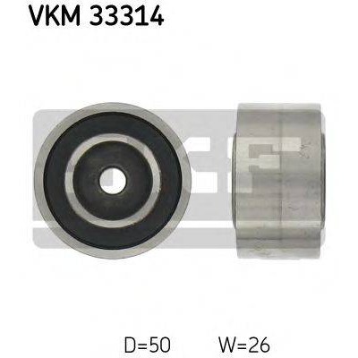 Паразитный / ведущий ролик, поликлиновой ремень VKM33314 SKF - купить в магазине запчастей по Украине