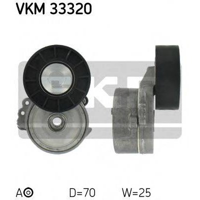 Натяжной ролик, поликлиновойремень VKM33320 SKF - купить в магазине запчастей по Украине