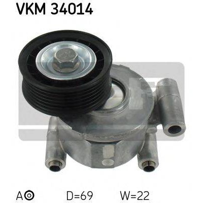 Натяжной ролик, поликлиновойремень VKM34014 SKF - купить в магазине запчастей по Украине
