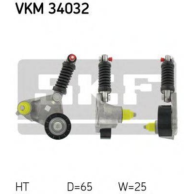 Натяжной ролик, поликлиновойремень VKM34032 SKF - купить в магазине запчастей по Украине