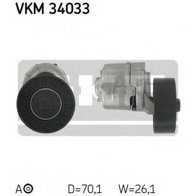 Натяжной ролик, поликлиновойремень VKM34033 SKF - купить в магазине запчастей по Украине