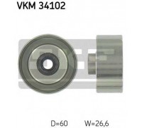 Паразитный / ведущий ролик, поликлиновой ремень SKF VKM 34102 VKM34102 SKF - купить в магазине запчастей по Украине