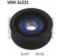 Паразитный / ведущий ролик, поликлиновой ремень SKF VKM 34231 VKM34231 SKF - купить в магазине запчастей по Украине