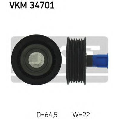 Паразитный / ведущий ролик, поликлиновой ремень VKM34701 SKF - купить в магазине запчастей по Украине