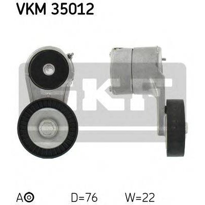 Натяжной ролик, поликлиновойремень VKM35012 SKF - купить в магазине запчастей по Украине